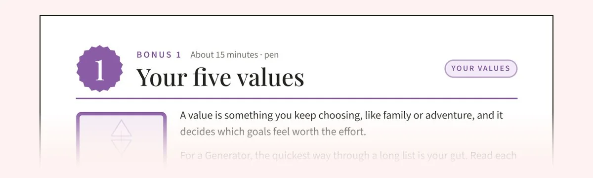 The first lines of the Bonus 1 lesson
